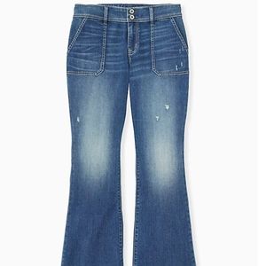 TORRID FLARE VINTAGE STRETCH MID-RISE JEANS